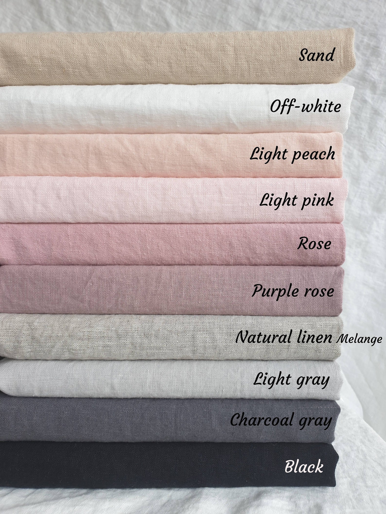 Linen Flat Sheet. Soft Ruffled Linen Flat Bed Sheet. Top Sheet Etsy