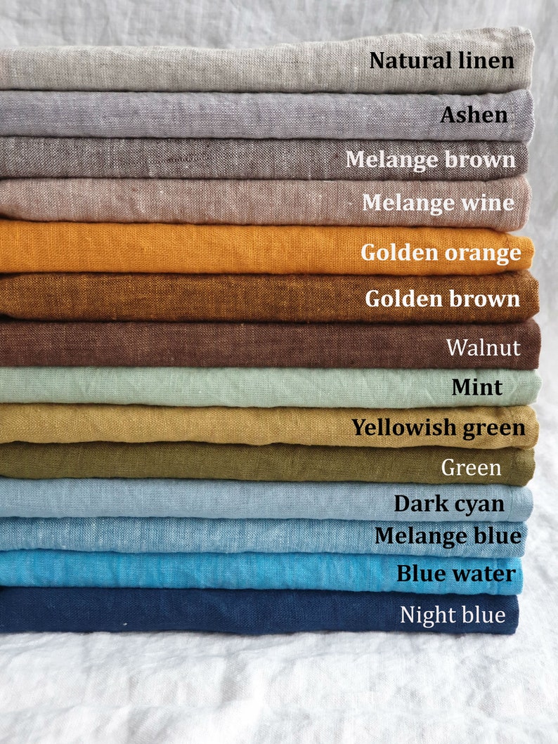 100 Linen Pillowcase Housewife Style Organic Pillow Case Slip Etsy