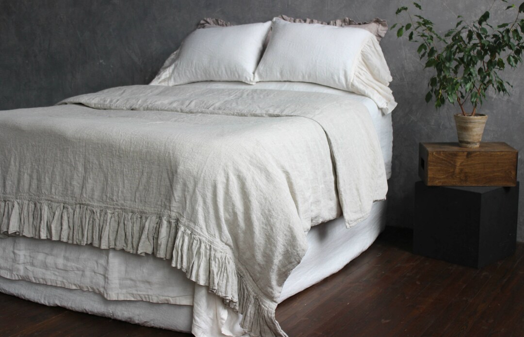 Linen Duvet Cover. Soft Linen Duvet Cover. Color and Size Etsy