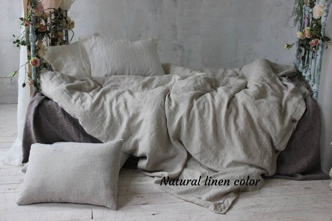 Comforter Cover Linen Duvet Cover Soft Linen Bedding Set Quilt Queen Duvet Cover King Comforter