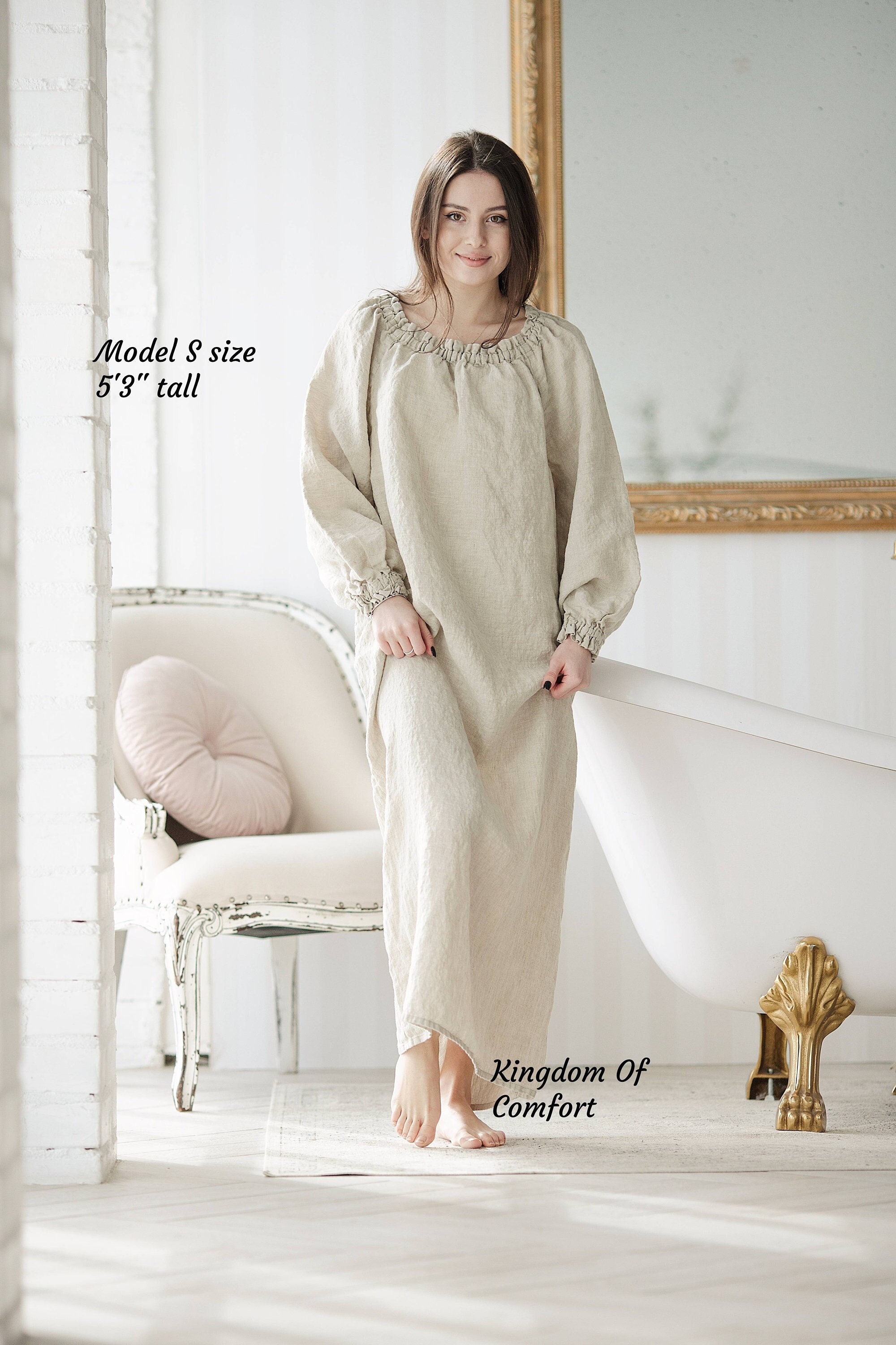 Linen Nightgown -  Canada