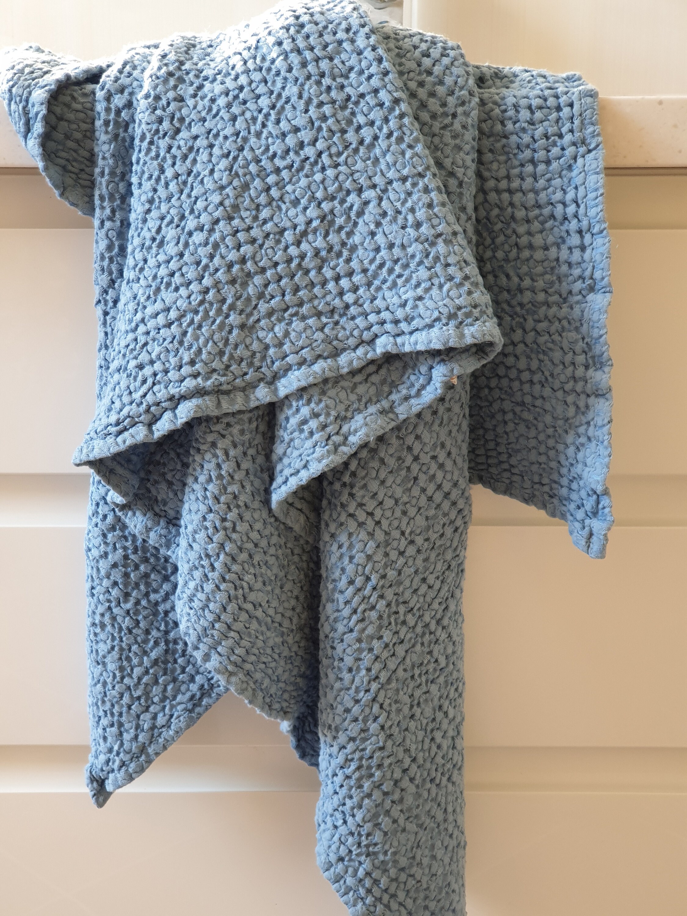 Organic waffle bath towel. Linen bath towel. Stonewashed Etsy