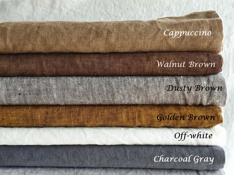 Stone washed linen ruffled pillowcase Standard Queen King EUR Natural linen colors Softened Pillow Case 100/% Linen Pillowcase with ruffles
