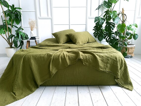 Organic Stonewashed Bed Sheet Set 