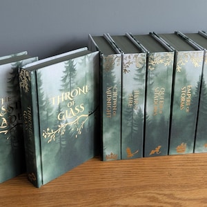 MADE TO ORDER | Throne of Glass | Rebound book | Series | Hardcover Book | Bookbinding