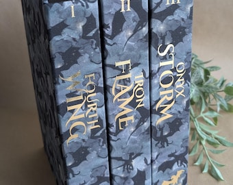 Fourth Wing | Iron Flame | Onyx Storm | Rebound book | Series | Hardcover Book | Bookbinding | Rebind
