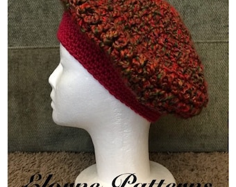 Beret Crochet Pattern PDF Download