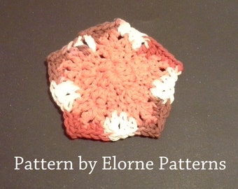 CROCHET PATTERN Star Coaster Pattern