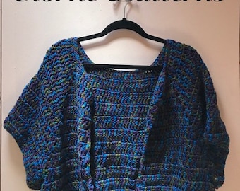 Bolero Plus Size Crochet Pattern PDF Download