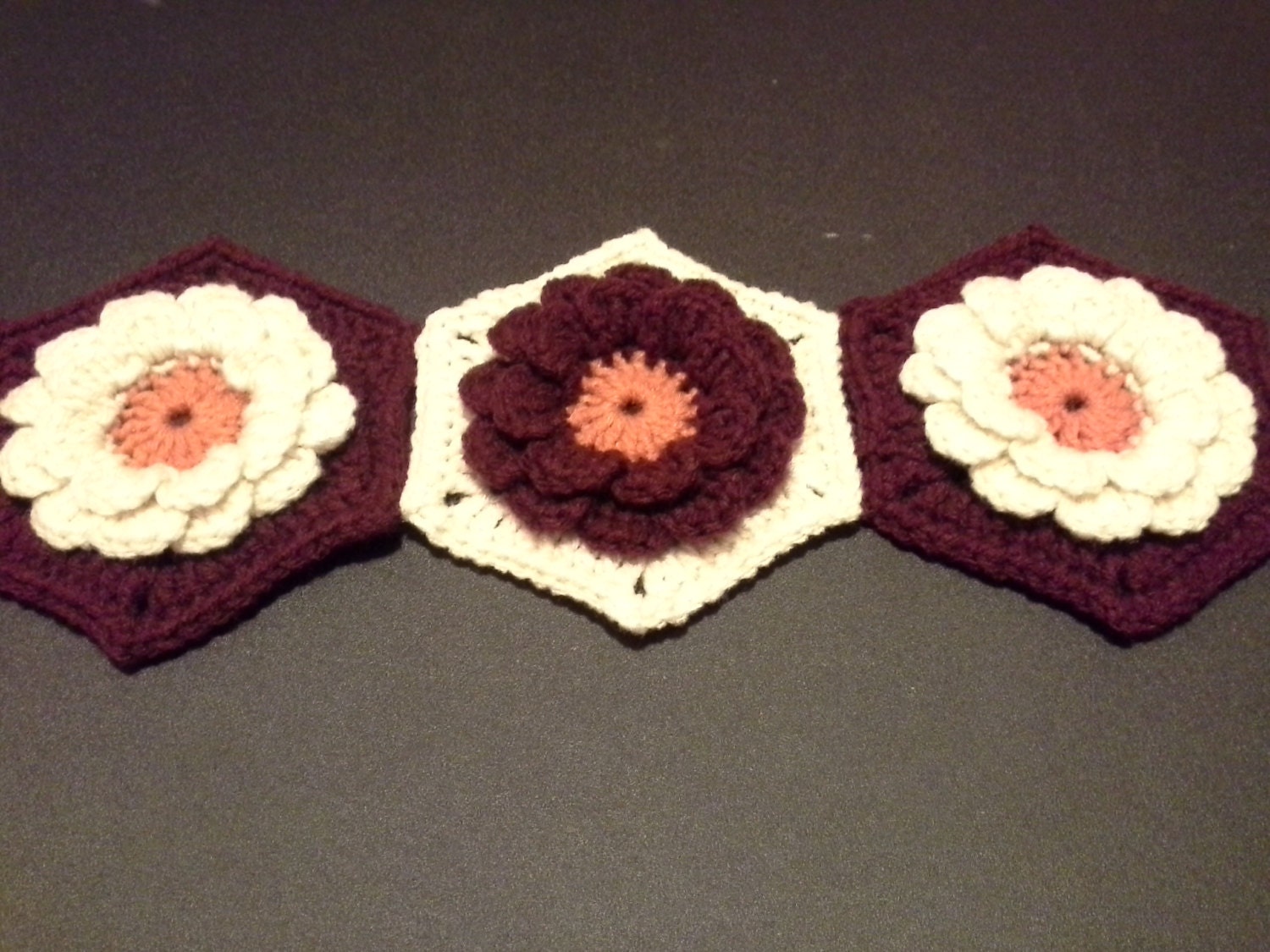 CROCHET PATTERN Crochet 3D Flower Granny Hexagon - Etsy