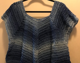 Plus Size V Neck Shirt Crochet Pattern