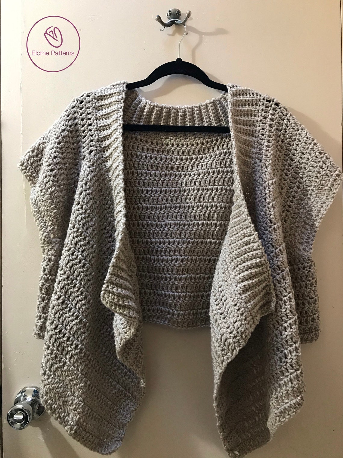 Draping Shrug Plus Size Crochet Pattern - Etsy