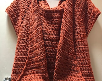 The Elorne Cardigan Plus Size Crochet Pattern PDF DOWNLOAD ONLY