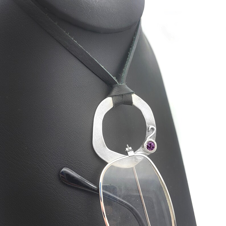 Sterling Silver Eyeglass Necklace, Eyeglass Holder Sterling Silver