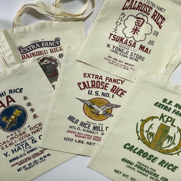 Rice Bag Totes!