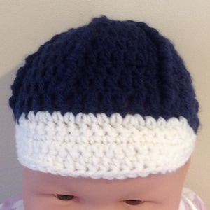 Baby Baseball Crochet Cap