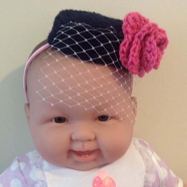 Knit Pillbox Hat Etsy