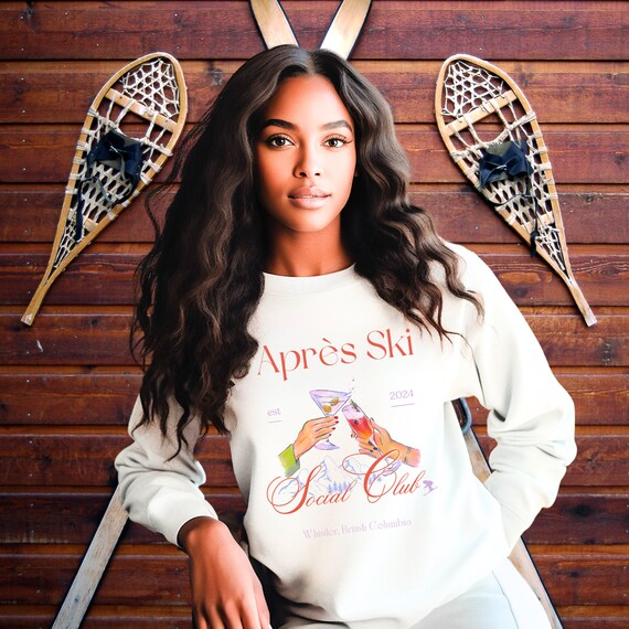Apres Ski Social Club Martini Cheers Unisex Heavy Blend Sweatshirt Etsy