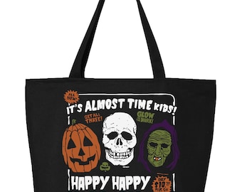 Halloween 3 Season of The Witch Large Tote Bag 4 Options Zipper or Standard