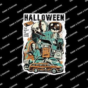 Halloween 1978 Sticker: Die-Cut Permanent Vinyl, Waterproof