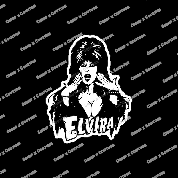Mistress of the Dark Sticker: Die-Cut Permanent Vinyl