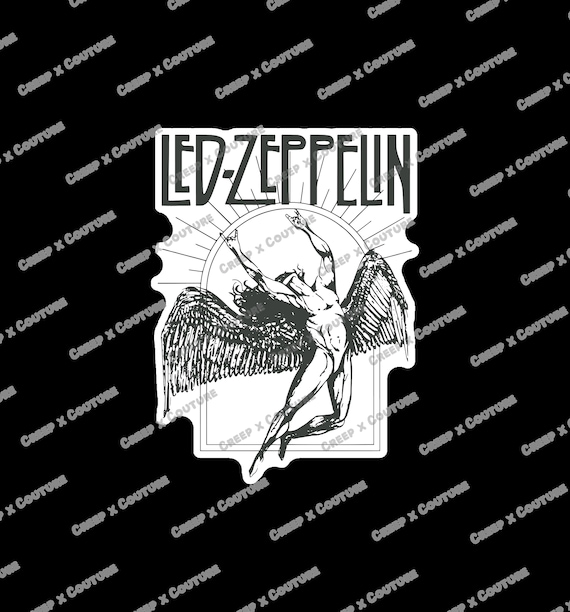Led Zeppelin Sticker: Die-cut Permanent Vinyl, Waterproof - Etsy