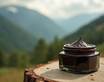 Pâte Shilajit pure de la montagne sacrée de l'Altaï