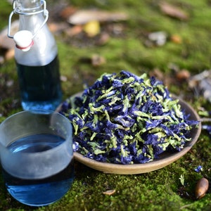 Organic Aparajita Flowers | Butterfly Pea | Clitoria Ternatea | Ayurdevic Medicine