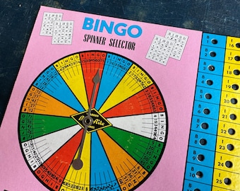 Vintage BINGO Spinner Selector