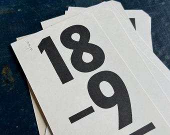 10 Vintage Subtraction Flash Cards (002) | Vintage Paper & Ephemera | Junk Journaling | Paper Crafting