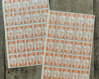 50 Vintage Liberty Saver Stamps | Paper Crafting | Paper Ephemera | Junk Journal Supplies
