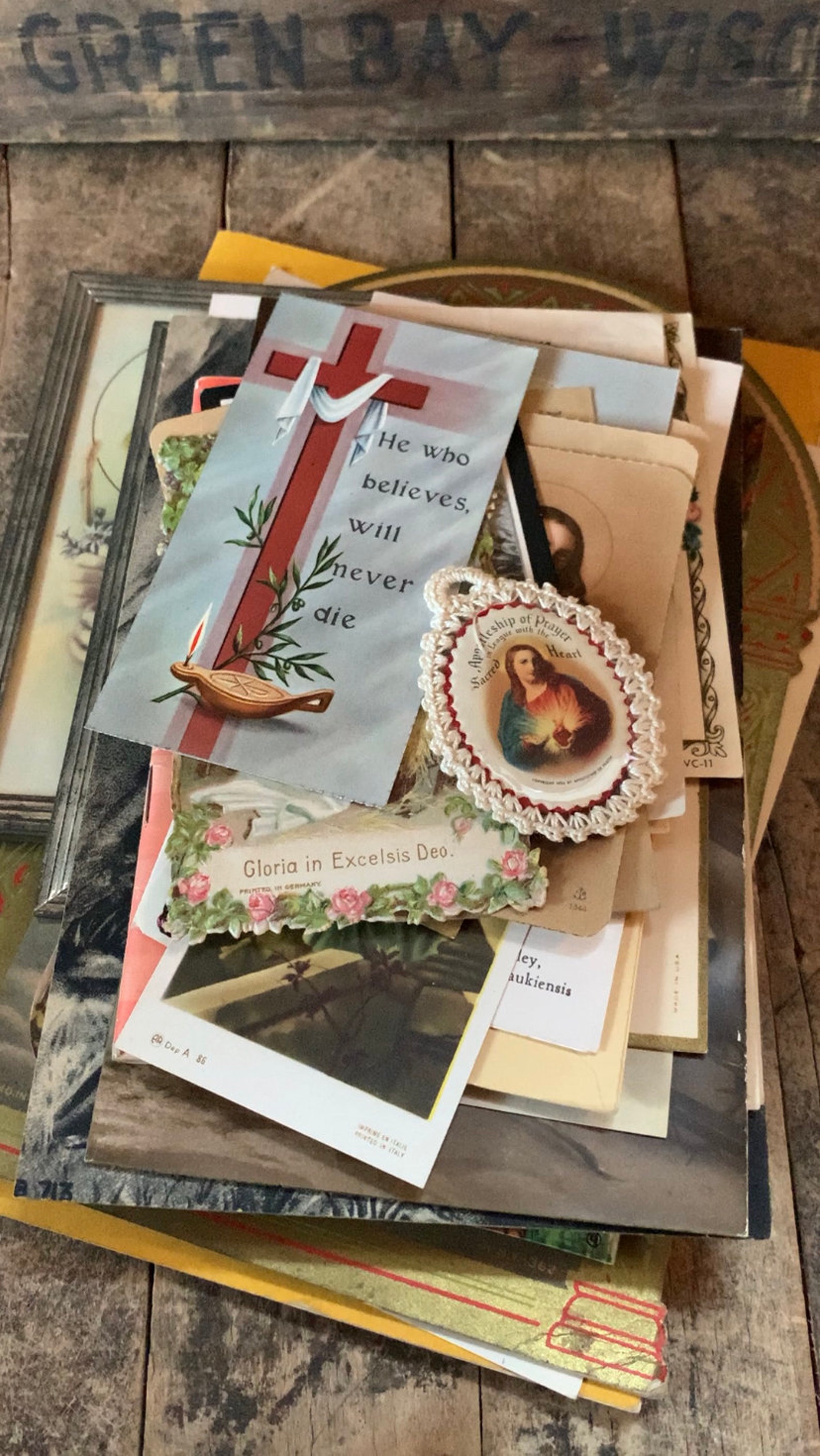 Religious Ephemera Pack Ephemera Kit Paper Crafting Etsy