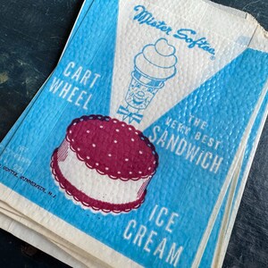 Vintage Ice Cream Cart - Etsy