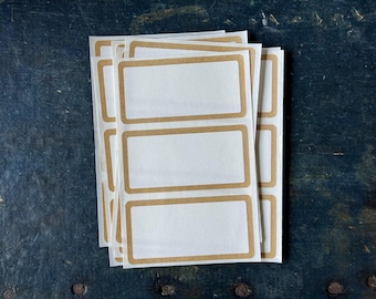 8 Sheets of Vintage Sticker Labels (3/sheet) | Vintage Paper & Ephemera | Junk Journaling | Paper Crafting
