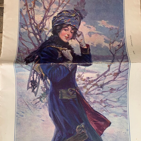 Vintage 1911 'The Youth's Companion' Newspaper | Vintage Paper | Paper Ephemera | Paper Crafting | Junk Journal Supplies