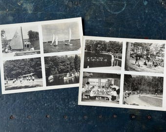 Vintage 1960s Camp Photos Collage - 8x10