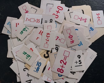140 Vintage Flashcards - assortment | Paper Crafting | Ephemera | Junk Journal Supplies