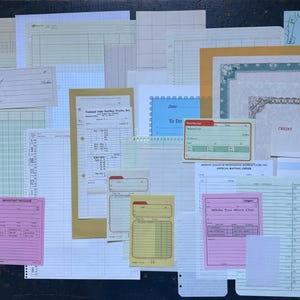 45 pcs - Assorted Vintage Paper Pack | Paper Crafting | Ephemera | Junk Journal Supplies
