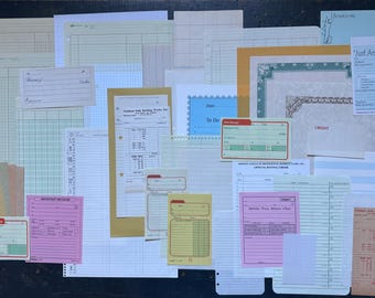 45 pcs - Assorted Vintage Paper Pack | Paper Crafting | Ephemera | Junk Journal Supplies