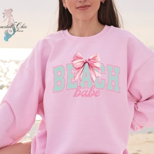 Pink babe sweatshirt new arrivals