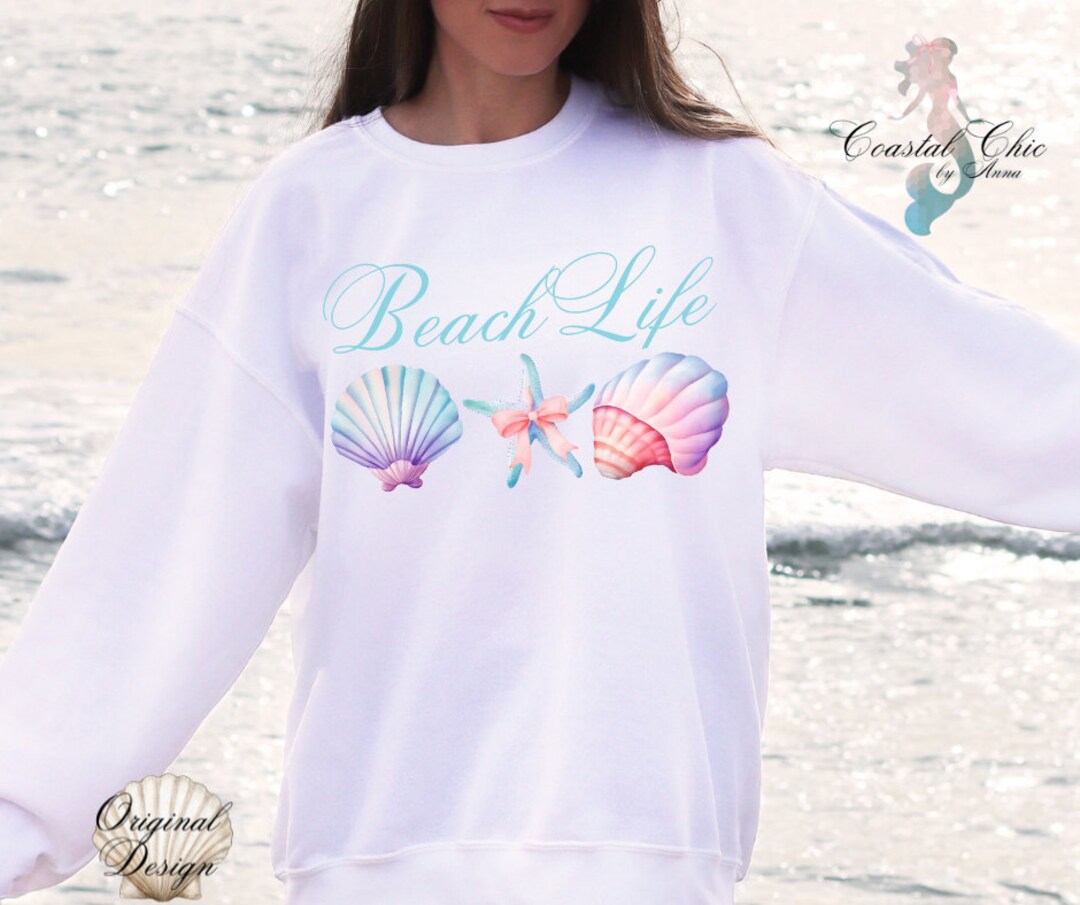 MINI BEACH COMBER SWEATSHIRT, EVERGREEN