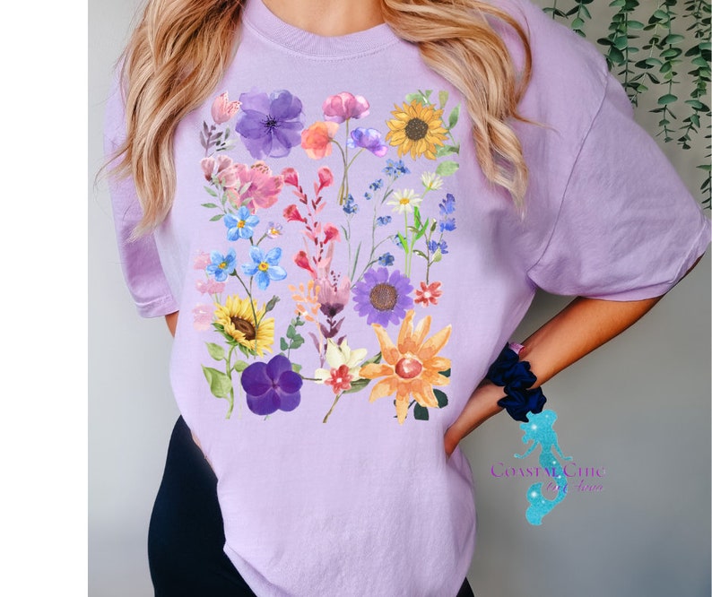 Fashionable Plant Foil Stamped Floral Shirt main image 0