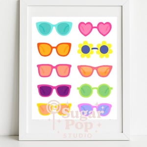 Sunglasses Wall Art