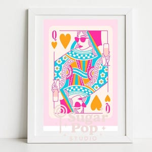 Queen Of Hearts Wall Art