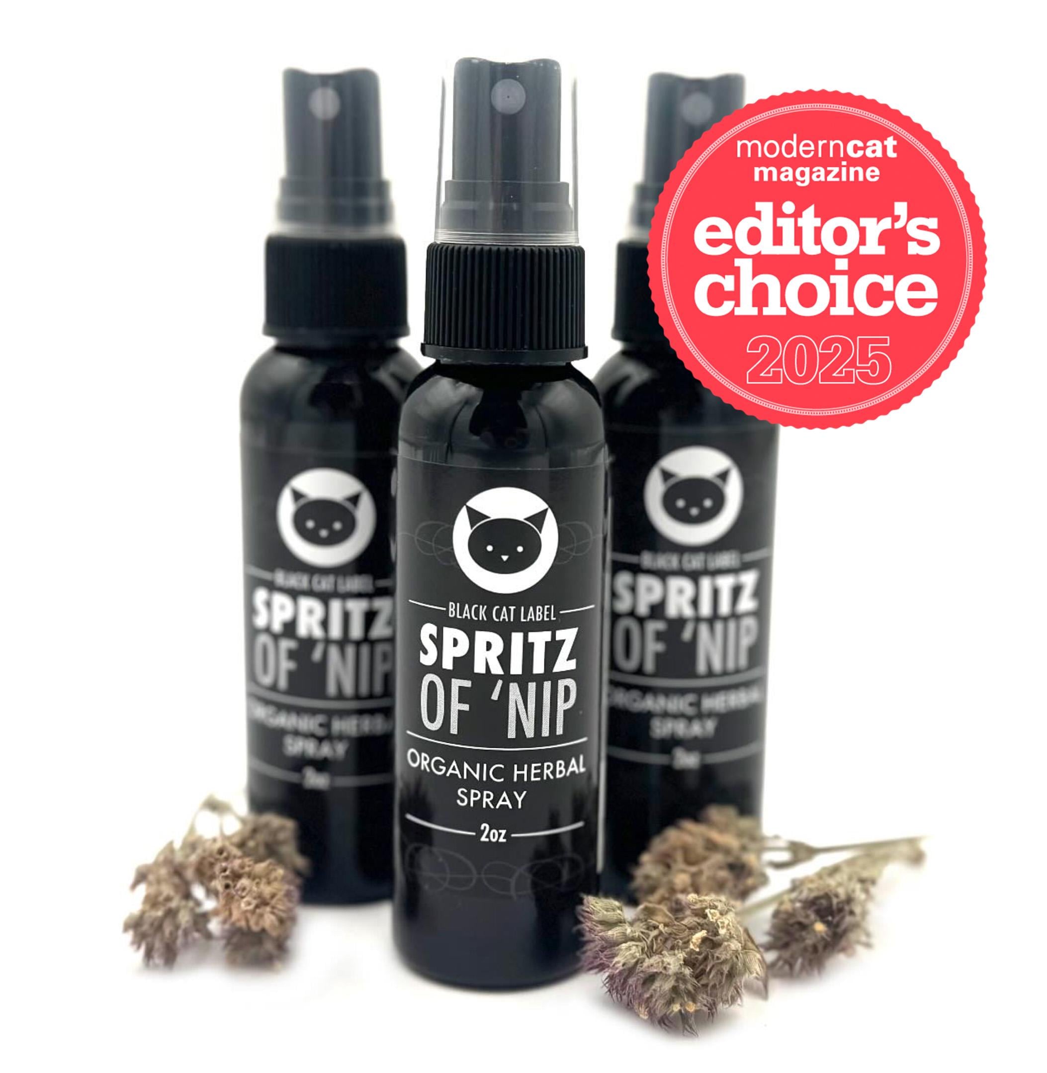 Black Cat Label Spritz of 'nip - Organic Herbal Cat Spray - Etsy