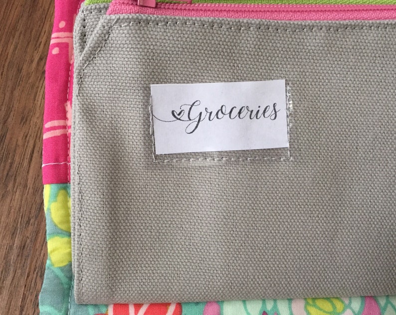 printable labels cash envelope system wallet labels etsy