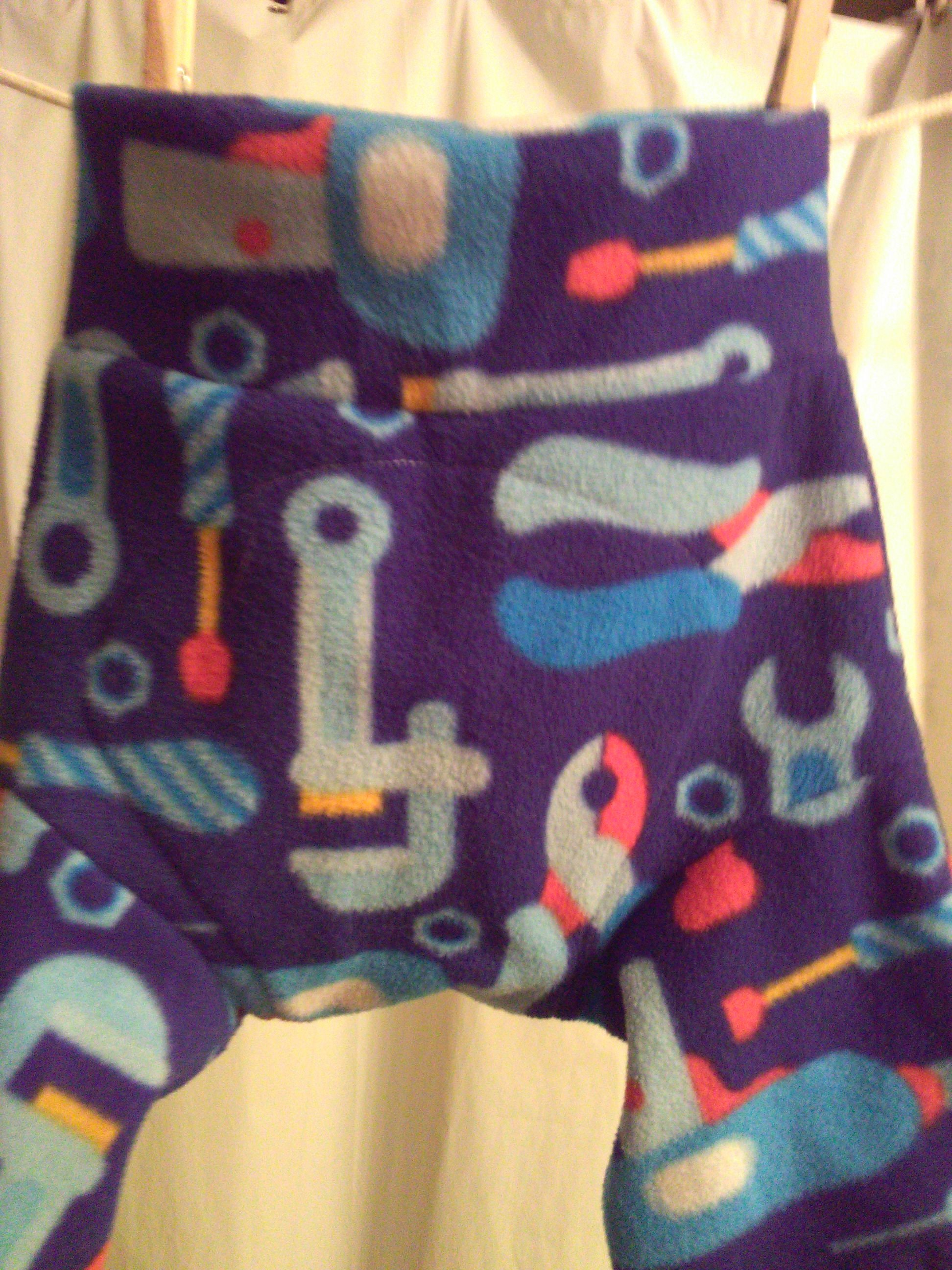 XXLarge 4T/5T Fleece diaper cover longies pants Etsy