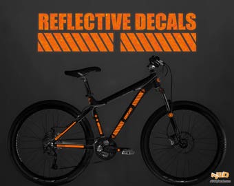 reflective bike decals