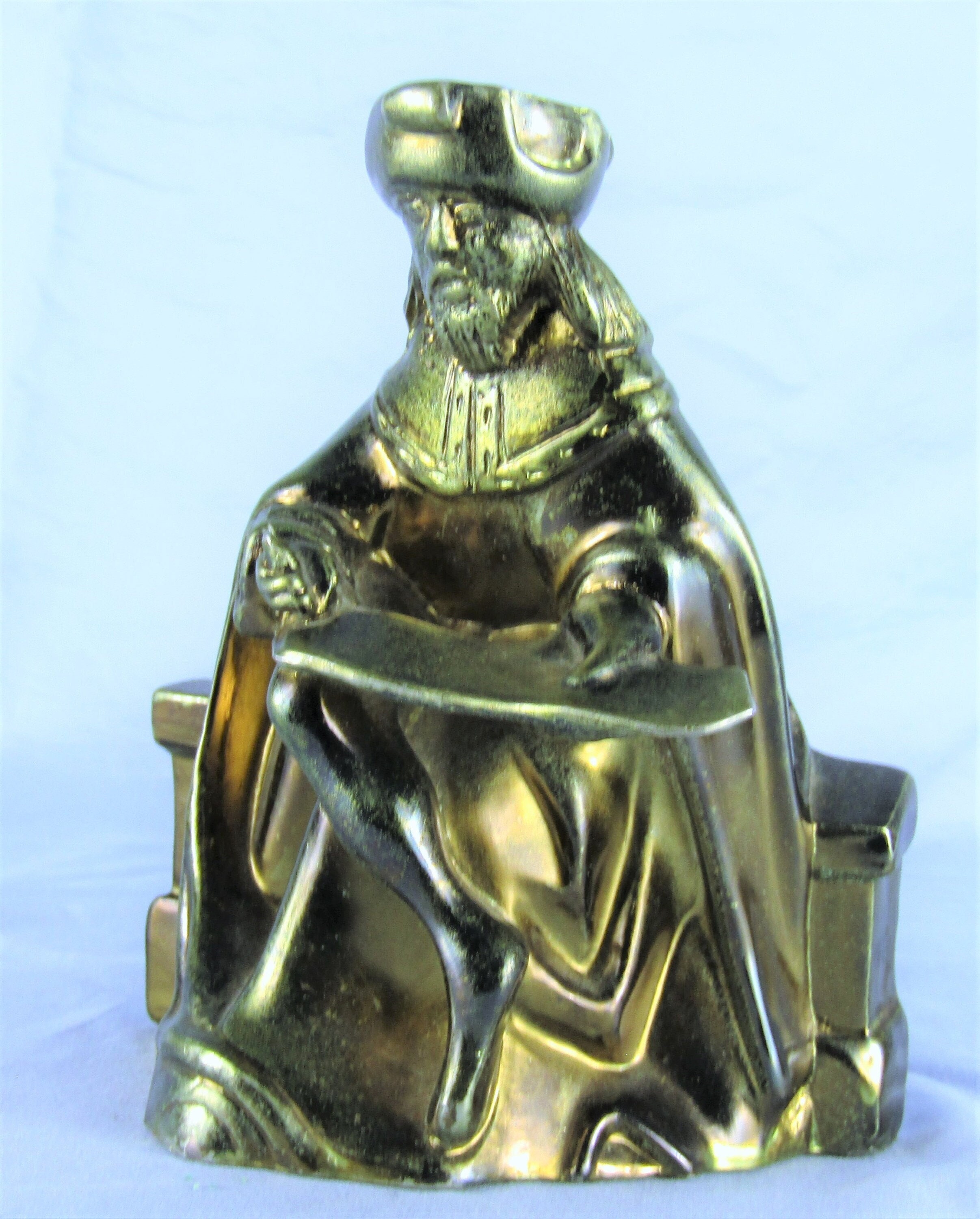 Old Testament Prophet Statue Vintage Gorham Horizon Brass Etsy