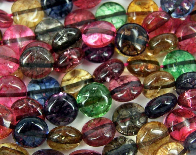 24 Semi Precious Sun Stone Pink Grey Hearts Jewellery Making Beads 19x19mm No.9